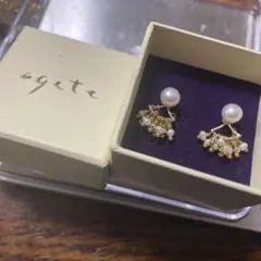 アガットクラシック　agete K10ピアスチャーム agete classic