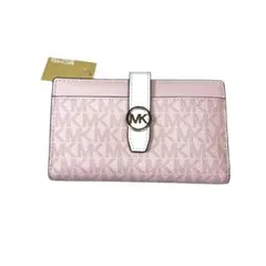 ☆新品タグ付き☆Michael Kors ピンク二つ折り財布