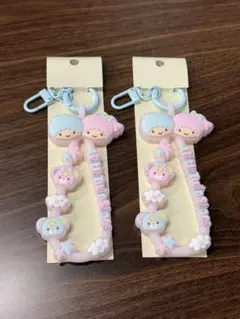 サンリオ ラバーコードキーホルダー キキララ 2個セット