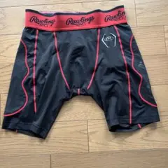 Rawlings スライディングパンツ 黒/赤
