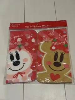 【即日発送】新品未使用 ディズニー ミニタオルセット クリスマス 2009 レア