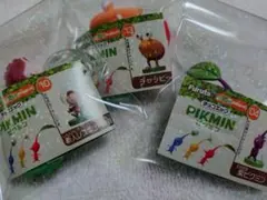 ピクミン　チョコエッグ フィギュア 紫・レスキュー・チャッピー　3点セット