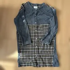 CIAOPANIC TYPY XL 130-140ワンピース グレーチェック柄