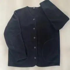 無印良品フリースカーディガン Vネック