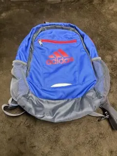 adidas 青 赤 リュック