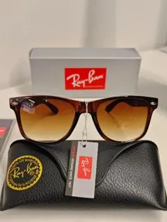 大人気 RayBan 木村拓哉着用 WAYFARER 901A 50口22 茶色