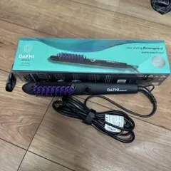 お値段下げました！DAFNI ミニブラシアイロン ブラック/パープル