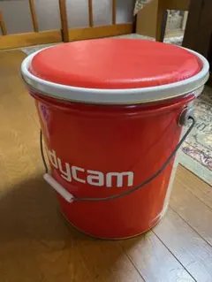 希少　ソニーハンディカム　運動会まる撮り缶　ペール缶スツールとノベルティセット