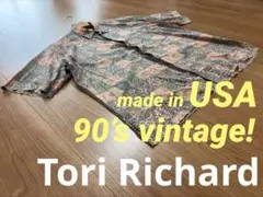 【vintage!美品USA製】Tori Richard 半袖アロハシャツ XLのサムネイル
