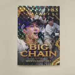 西武ライオンズ サンクスフェスタ カード ビッグチェーンネックレス　長谷川信哉