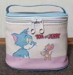 トムとジェリー バニティポーチ 水色