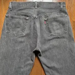 希少【80s】Levi's 501 USA製 先染めブラック W36 L32