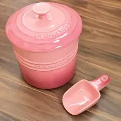 LE CREUSET ル・クルーゼ フードストッカー ピンク - メルカリ