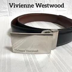 Vivienne Westwood レザーベルト リバーシブル ブラックブラウン