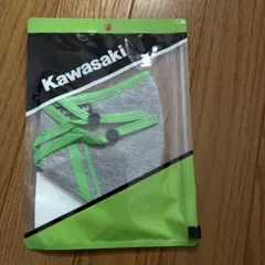 Kawasaki フェイスマスク グレー/グリーンのサムネイル