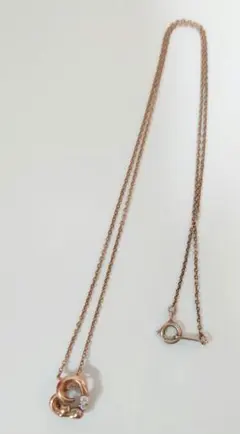 Pepe ハート 猫 モチーフ シルバーネックレス