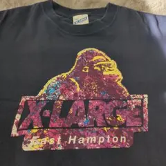 XLARGE ゴリラグラフィック Tシャツ M ネイビー