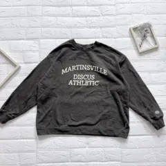 DISCUS ATHLETIC ダークグレー スウェット　Fサイズ　ストリート系