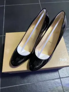 未使用　Christian Louboutin ブラック ハイヒール パンプス