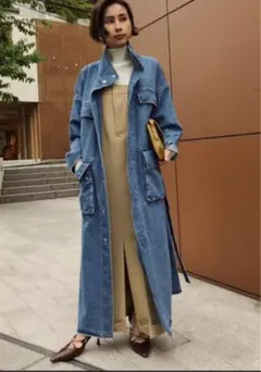 アメリヴィンテージ　デニムロングジャケット　春コート
