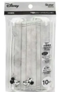 不織布　プリーツ　 マスク　ディズニー　ミッキー＆ミニー　マスク 10枚入り✕3