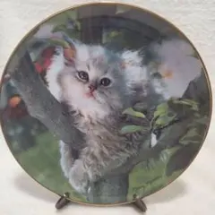 ❣期間限定／月末まで❣ 猫 ✾ 絵皿 Out on a Limb限定版プレートⓉ