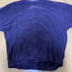 LILL コットンアクリル2WAYスモーキーカラーカーディガン