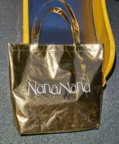 NanaNana トートバッグ　ゴールドのサムネイル