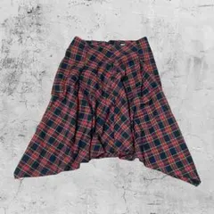 OLIVE des OLIVE チェック柄スカート