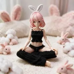 メガミデバイス バニーガール 黒 1/12サイズ汎用フィギュア衣装 30MS