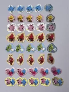 【平成レトロ】しずくちゃん　フレークシール　約40枚セット