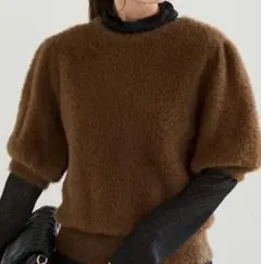 美品♪Te chichi シャギーハーフスリーブプルオーバー