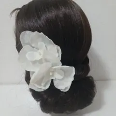 髪飾り2パーツ　成人式　卒業　ヘッドドレス