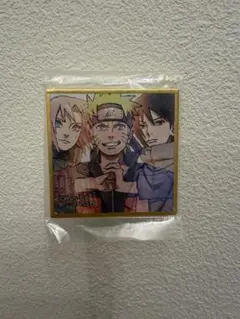 【NARUTO】 豆ガシャ色紙　7班（サクラ/ナルト/サスケ）