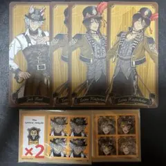 レオナ　ジャック　ラギー　ステージカード　特典ステッカー