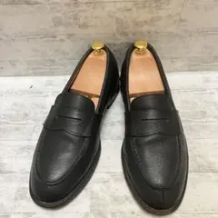 【美品】REGAL コインローファー 25.5 2640 シボ革 ブラック