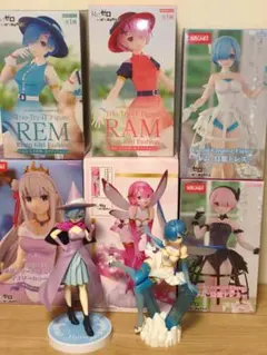 Re:ゼロ フィギュア 8体セット まとめ売りのサムネイル