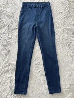 ユニクロ　ヒートテックスキニーデニム Sサイズ ダークブルー