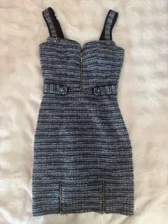 sugar an キャバドレス ツイード タイトミニ アン Sサイズ