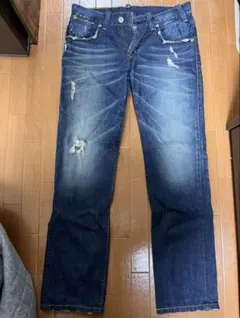 Levi's 504 ダメージデニム W32 L33