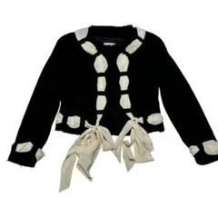 美品　モスキーノ ノーカラー　ウールジャケット イタリア製