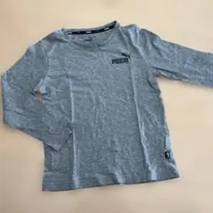 PUMA プーマ 長袖Tシャツ ロンT 130 グレー