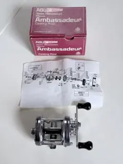 ABU 2500C サイモンシモムラ 80㎜ ホワイトマーブル　　パワーハンドル ABU 2500C サイモンシモムラ 80㎜ ホワイトマーブル パワーハンドル