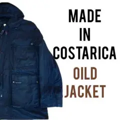 【機能性抜群！！】90s ブラックオイルドジャケット OUTBACK