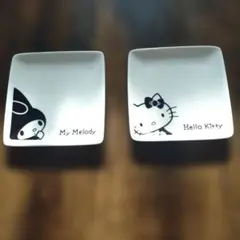 My Melody & Hello Kitty プレート 2枚セット