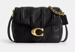 【新品】コーチ　タビー ショルダー バッグ 26・キルティング