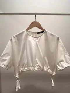 ZARA クロップドシャツ