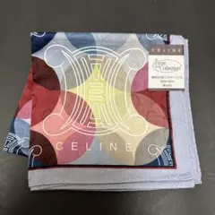 CELINE 大判ハンカチ マカダム柄