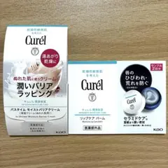 キュレル 湿潤保湿 バスタイムモイストバリアクリーム リップケアバーム サンプルのサムネイル