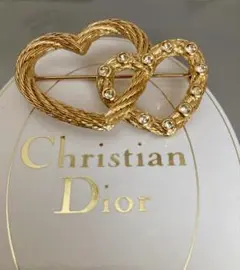 未使用級✨希少✨Dior クリスチャンディオール ブローチ リボン ゴールド系 未使用級 希少 Dior クリスチャンディオール ブローチ リボン